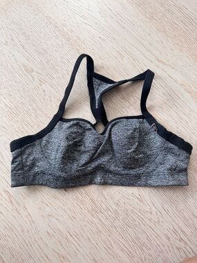 VSX Heather Gray Seamless Sports Bra with Racerback